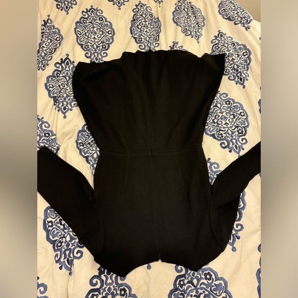 Eliza J Fit Flare Black Dress 16 - Picture 5 of 7